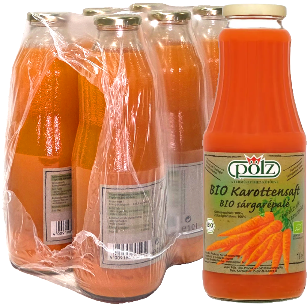 Pölz BIO Sárgarépalé 100% 1l  DRS