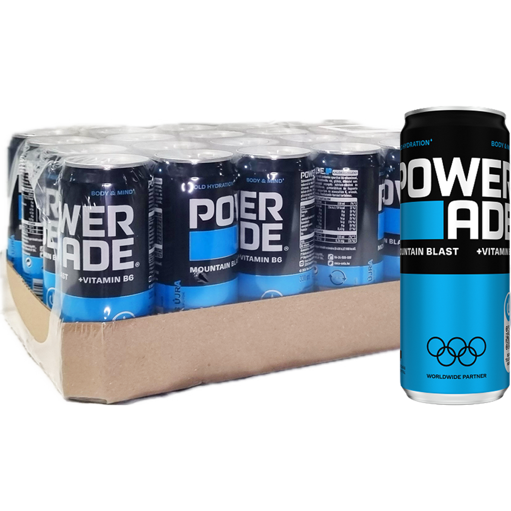 Powerade 0,33l Mountain Blast DRS Powerade 0,33l Mountain Blast DRS