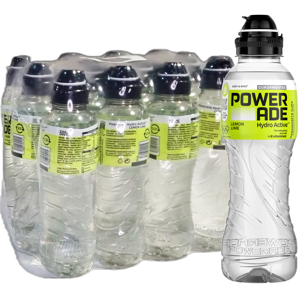 Powerade 0,5l Zero Hydroactive Lemon-Lime  DRS
