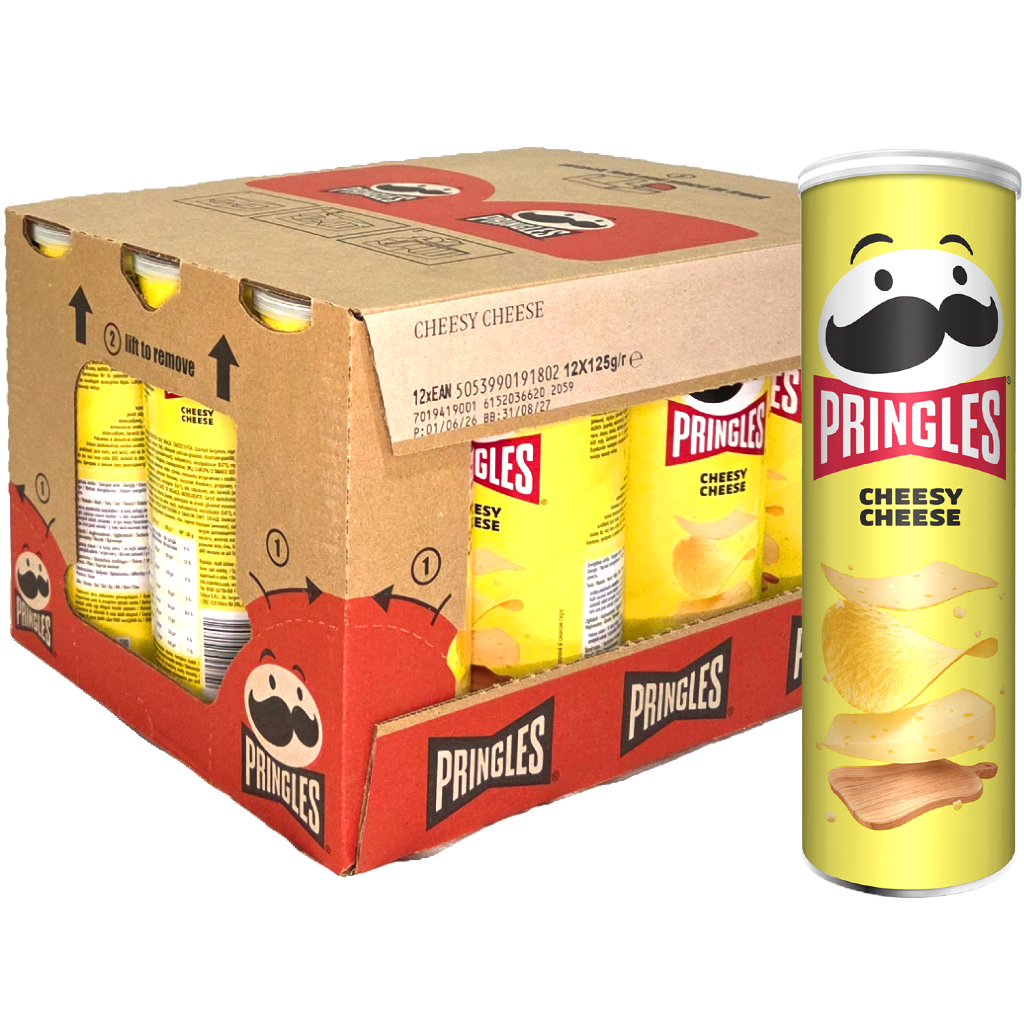 Pringles Cheesy Cheese 125g Pringles Cheesy Cheese 125g
