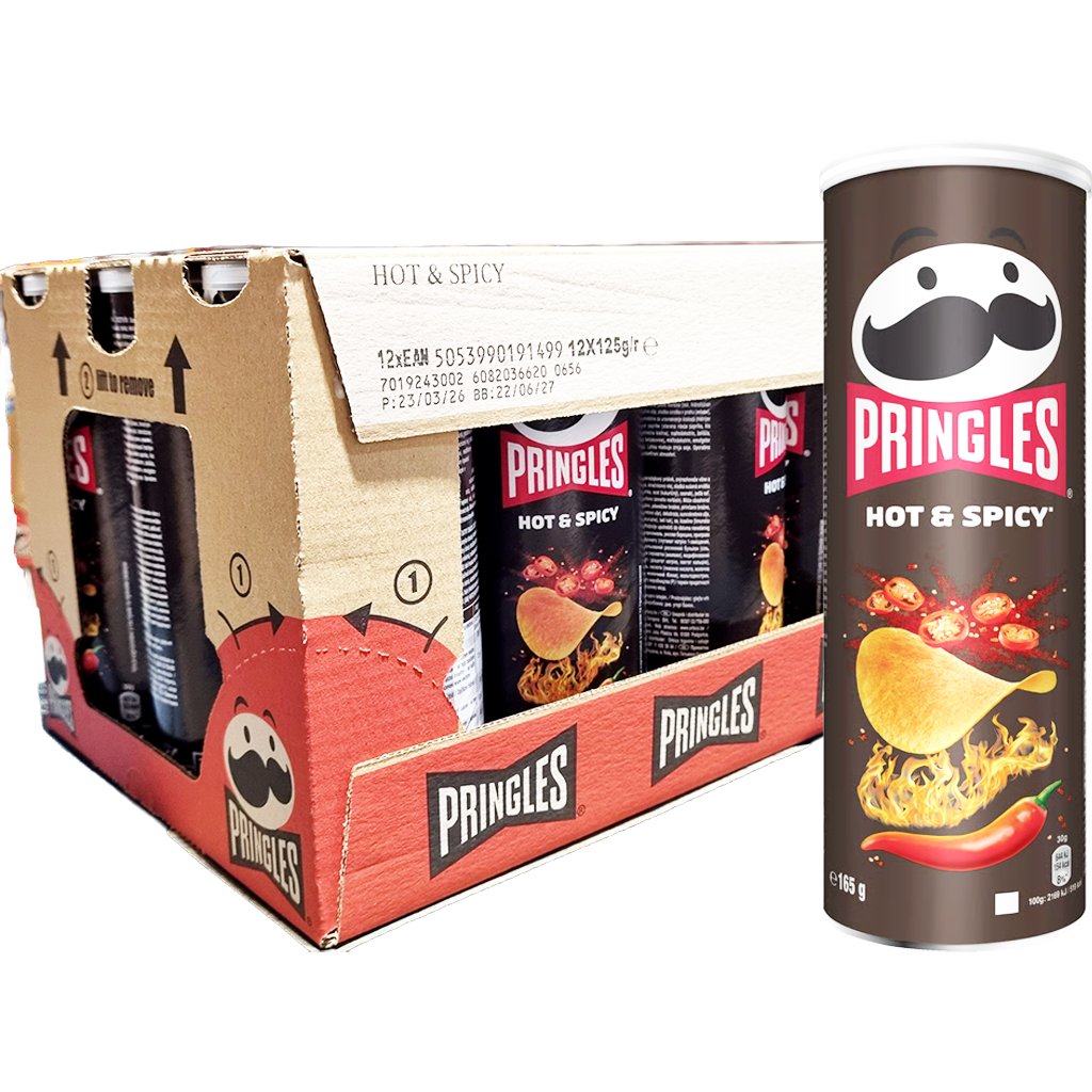 Pringles Hot & Spicy 165g