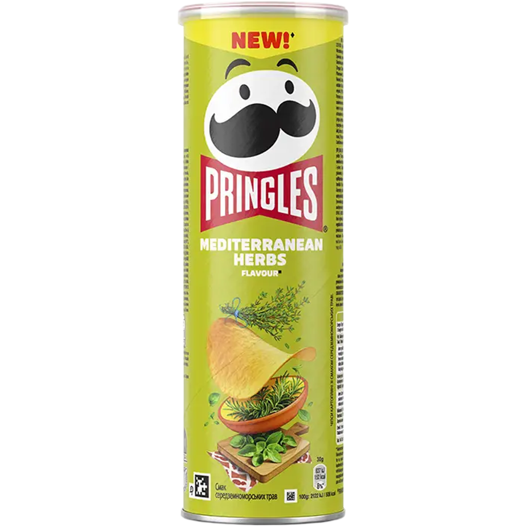 Pringles Mediterrean Herbs 165g