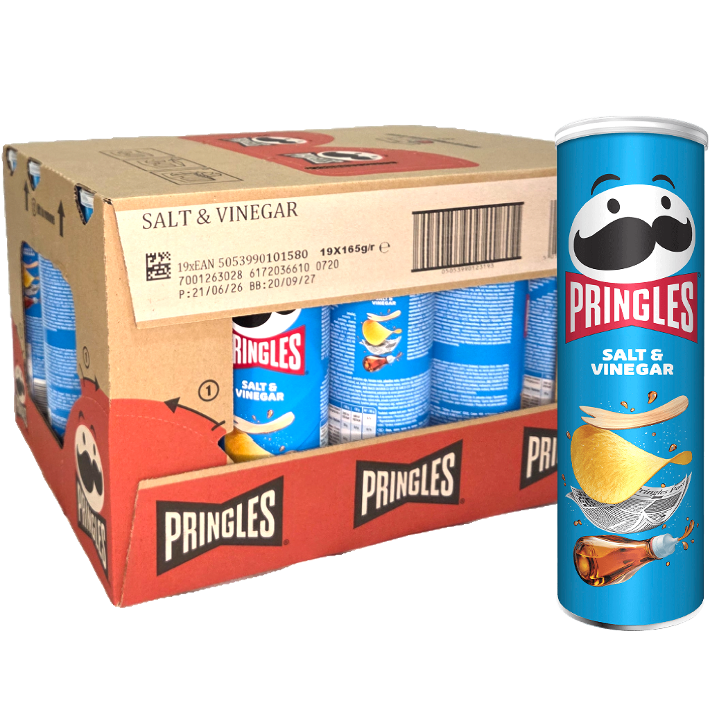 Pringles Salt&Vinegar 165g Pringles Salt&Vinegar 165g