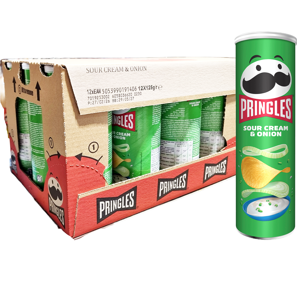 Pringles Sour Cream & Onion 125g