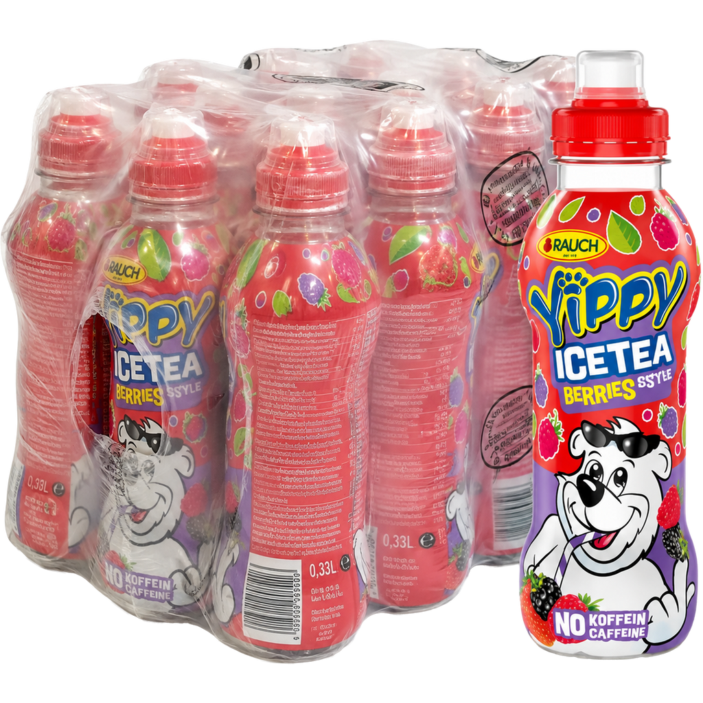 Rauch Yippy 0,33l ICE TEA Berries DRS Rauch Yippy 0,33l ICE TEA Berries DRS