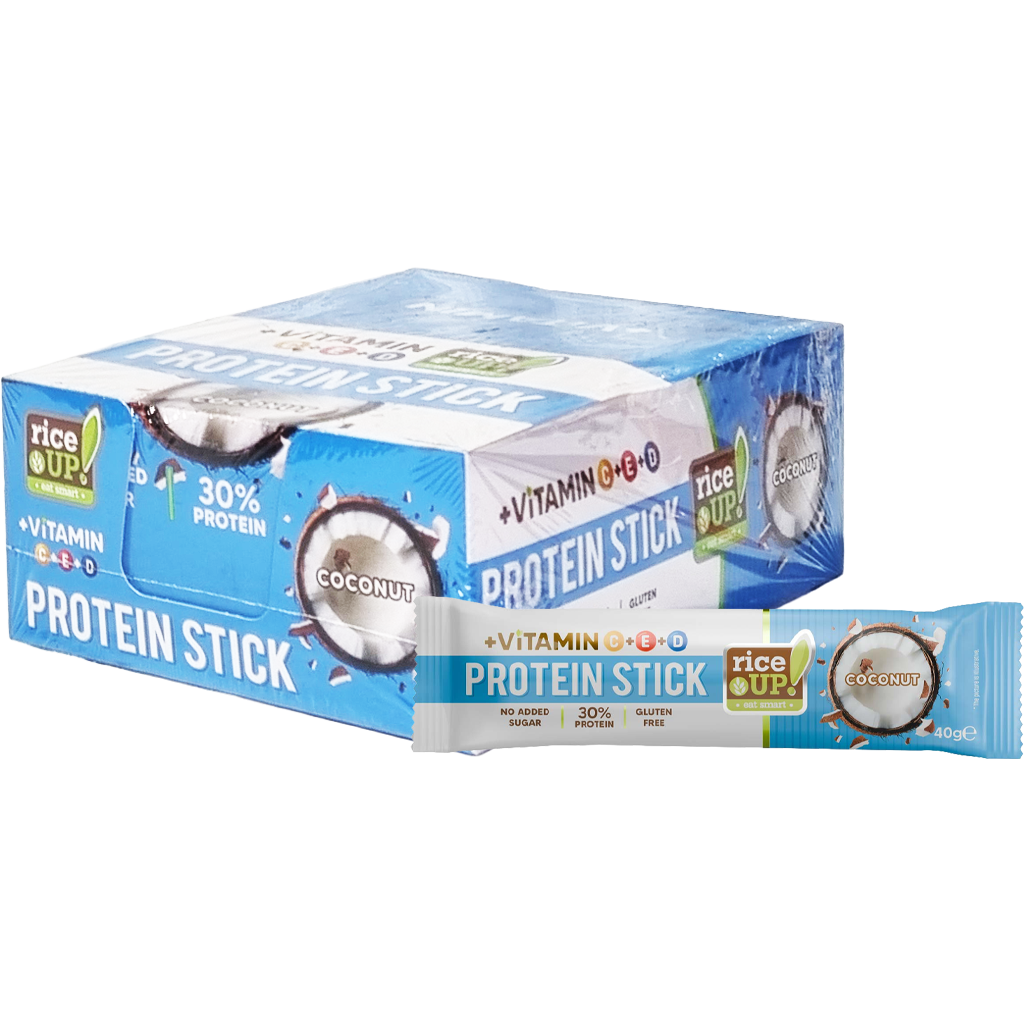 Rice Up! protein stick vitaminokkal Kókuszos HCN 40g Rice Up! protein stick vitaminokkal Kókuszos HCN 40g