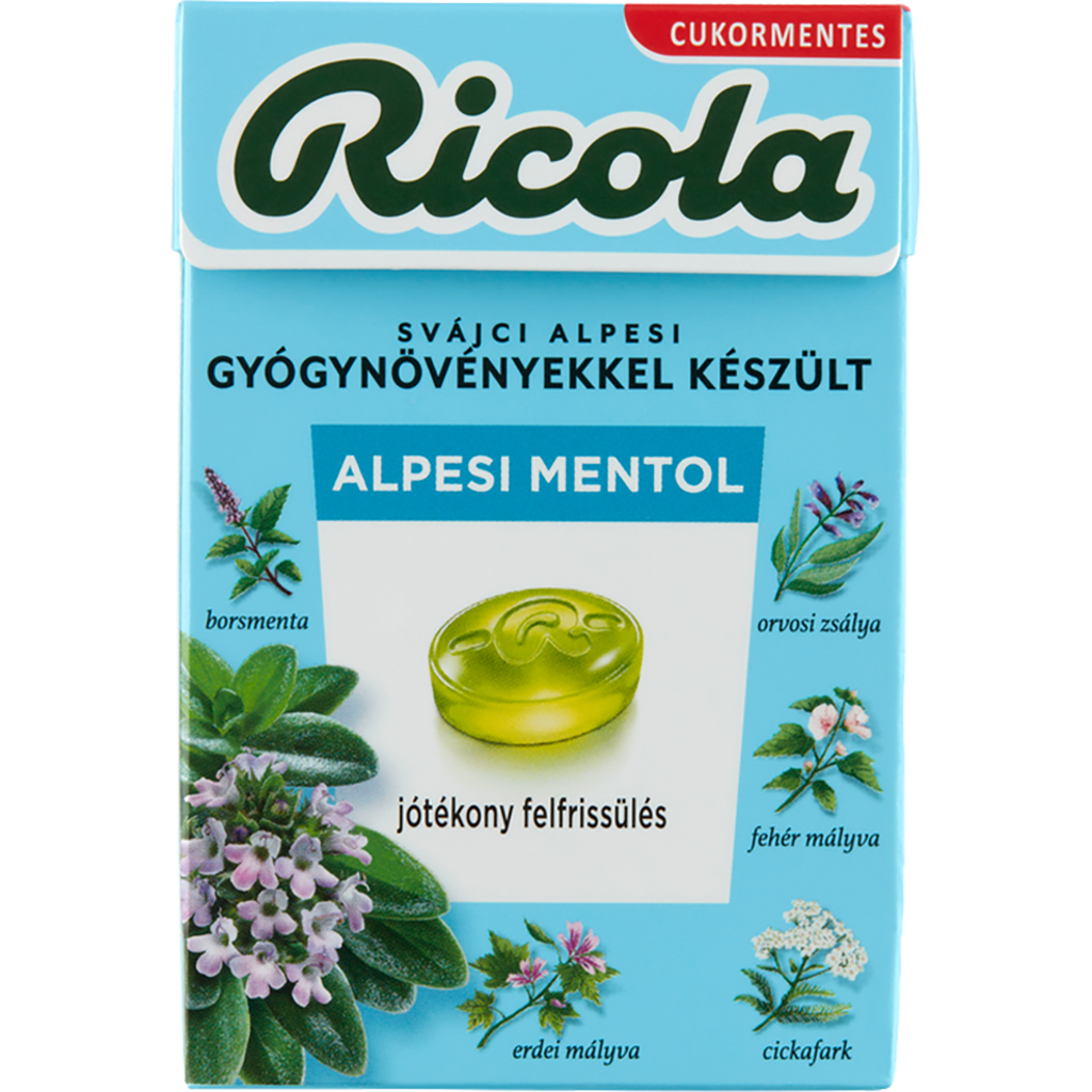 Ricola Fresh Mint cukorka 40g