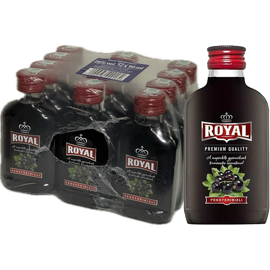 Royal Feketeribizli 0,09l 26%