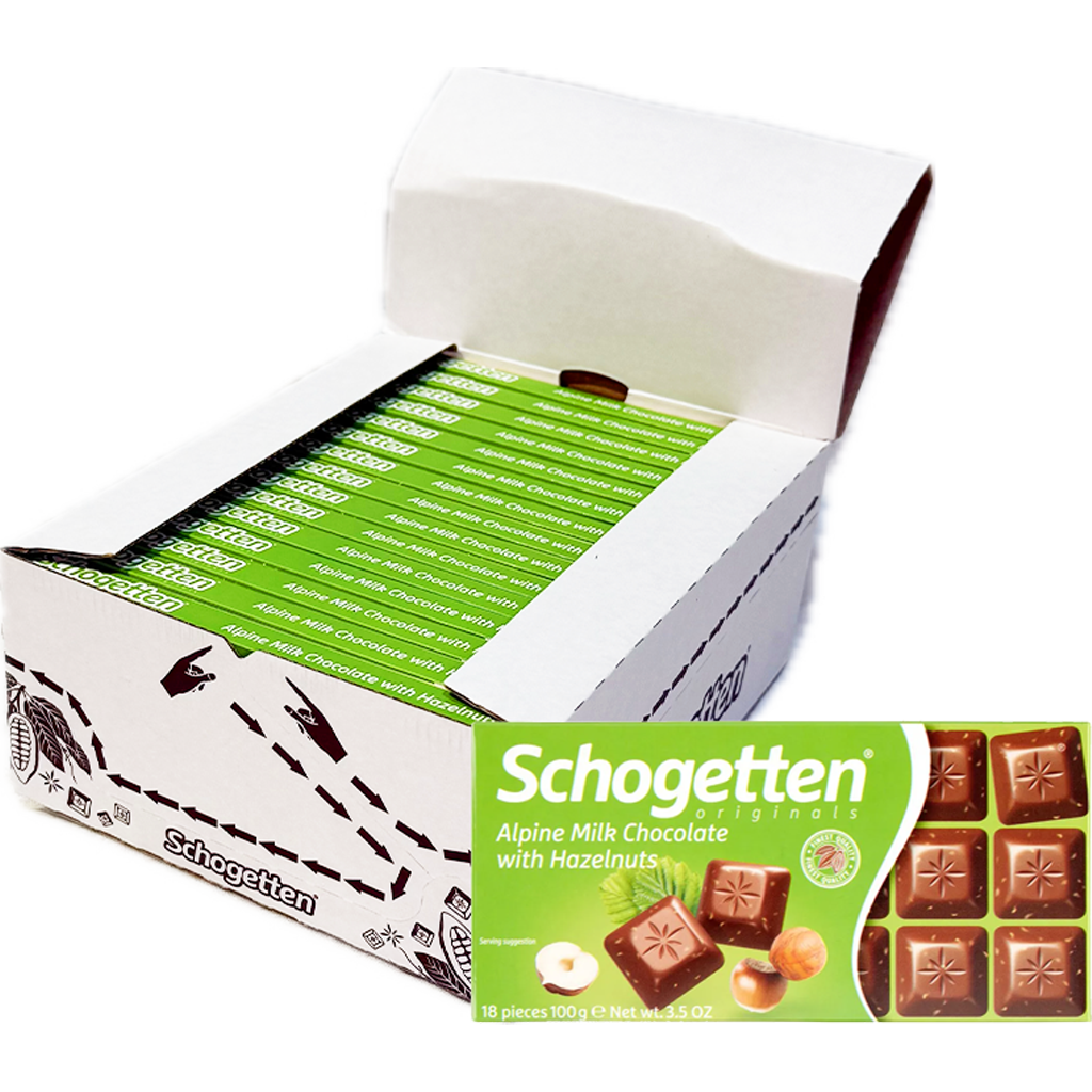 Schogetten Mogyorós Tejcsokoládé 100g