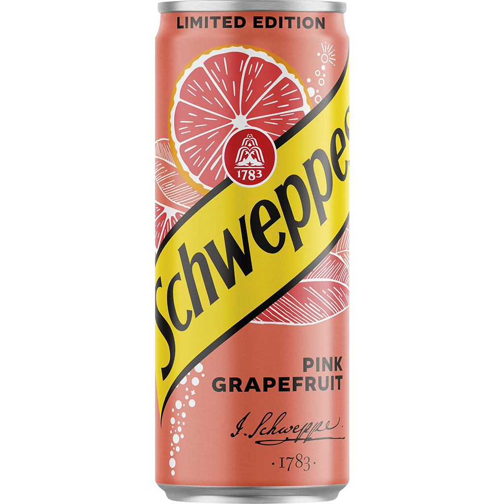Schweppes Pink Grapefruit 0,33l CAN  DRS