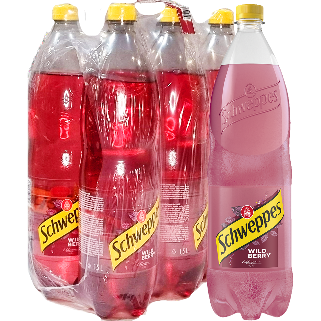 Schweppes Wild Berry 1,5l  DRS