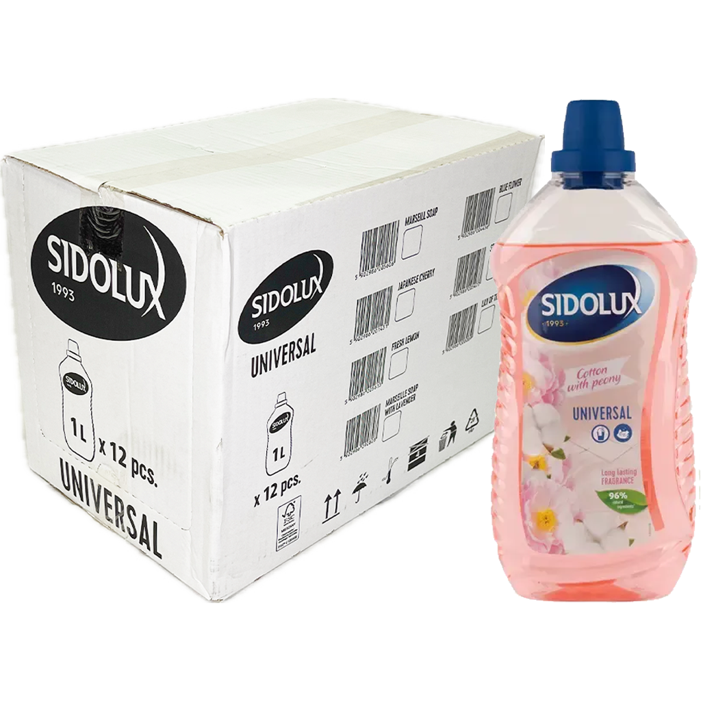 Sidolux Univerzális padlótisztító 1000ml Pamut & Bazsarózsa