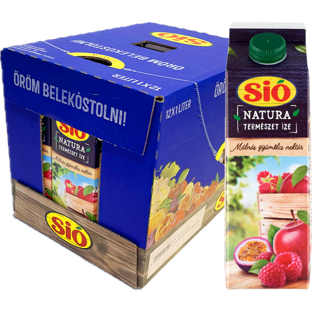 Sió 1l Natura Málnás gyümölcs Nektár 50%