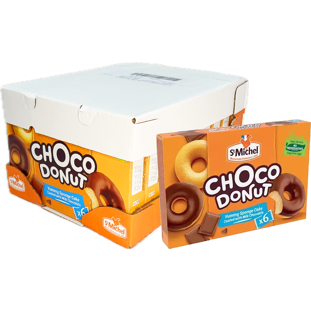 St Michel choco snack Donut 180g