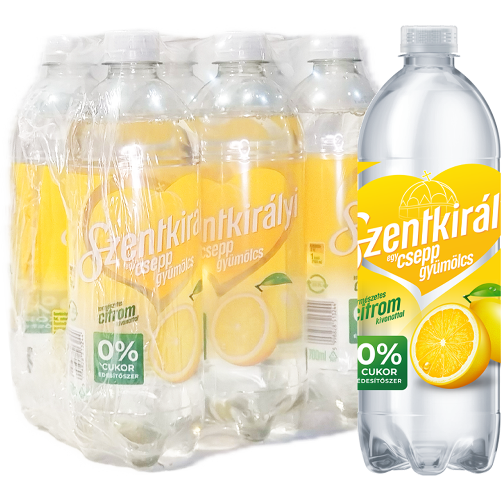 Szentkirályi 0,7l Egy Csepp Gyümölcs Citrom DRS Szentkirályi 0,7l Egy Csepp Gyümölcs Citrom DRS
