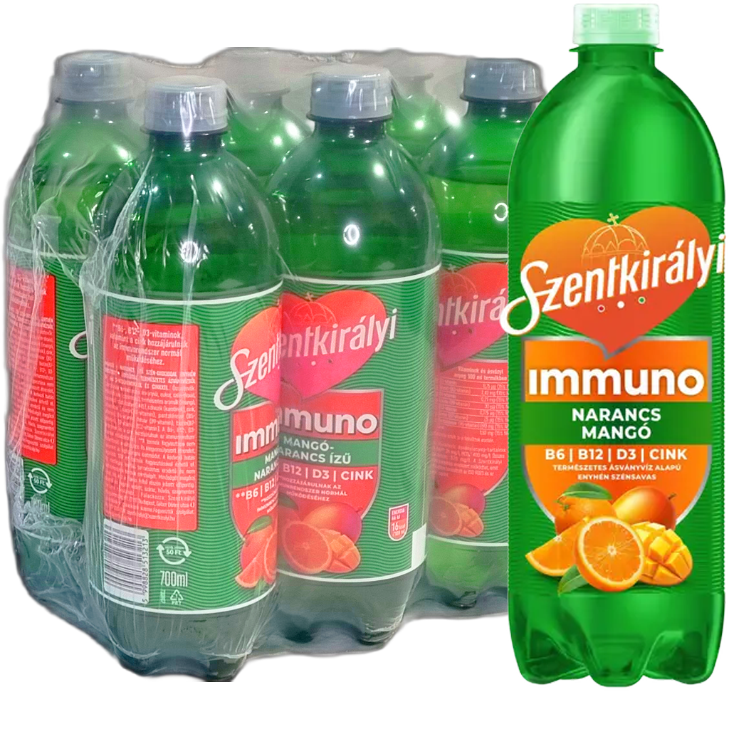 Szentkirályi 0,7l Immuno Mangó-Narancs  DRS
