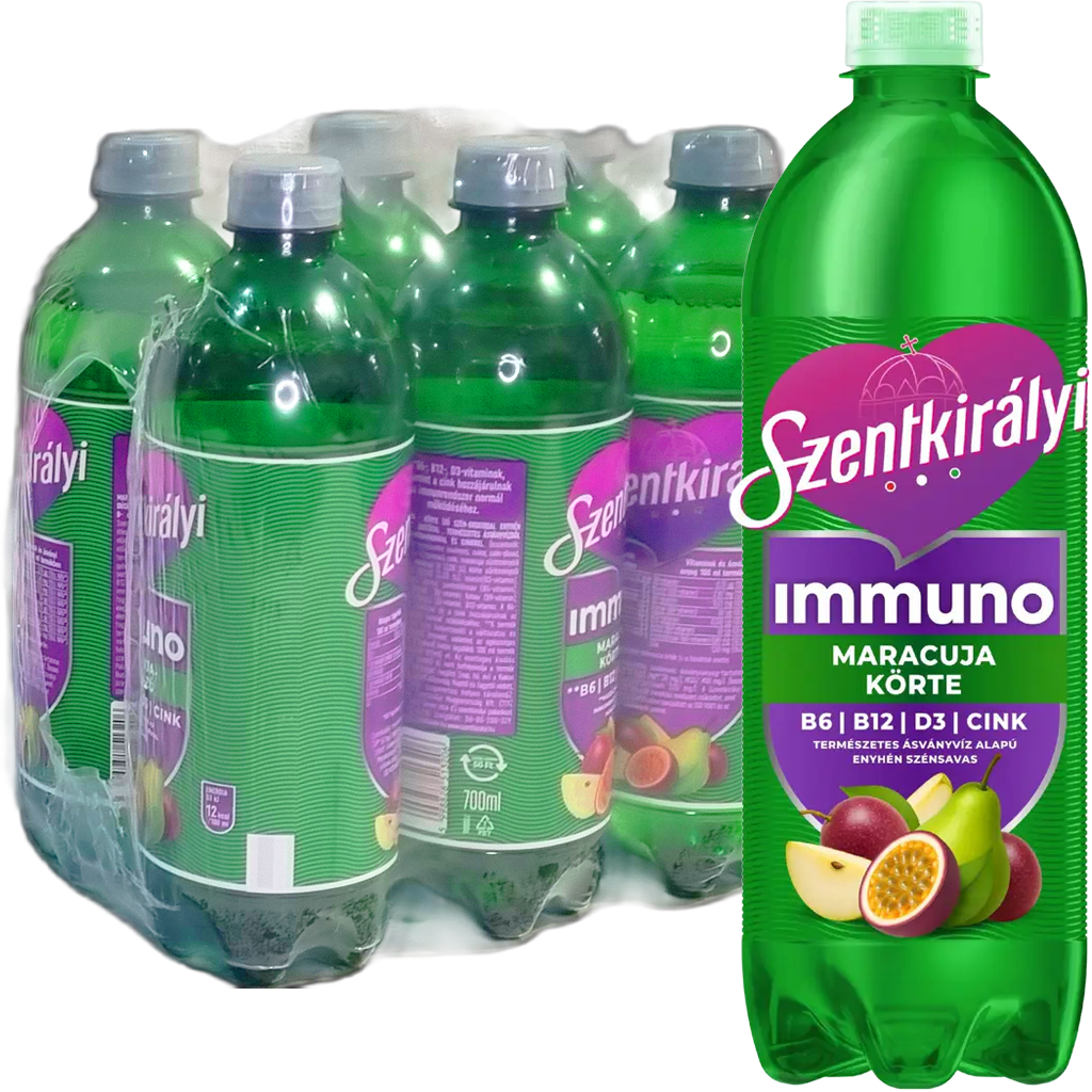 Szentkirályi 0,7l Immuno Maracuja-Körte  DRS