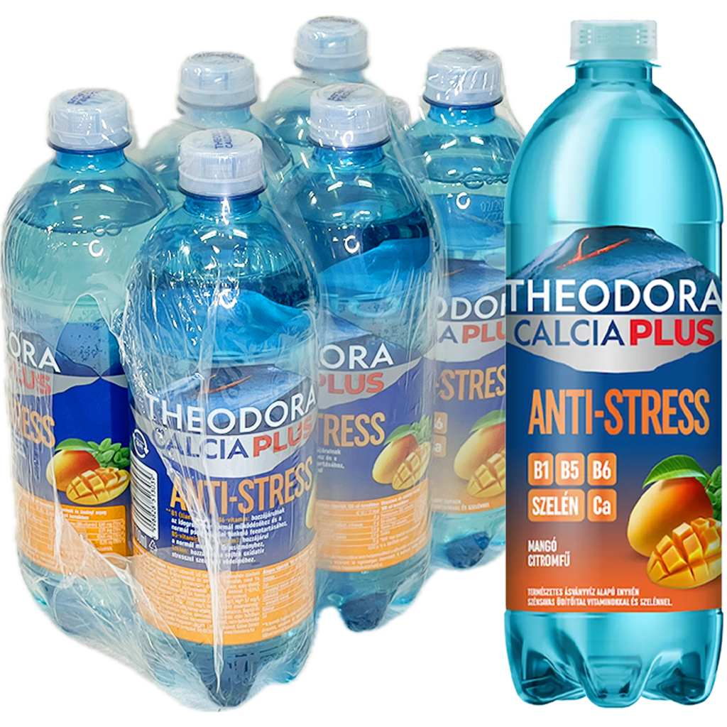 Theodora Calcia Plus 0,7l PET Anti-stress mangó-citromfű  DRS