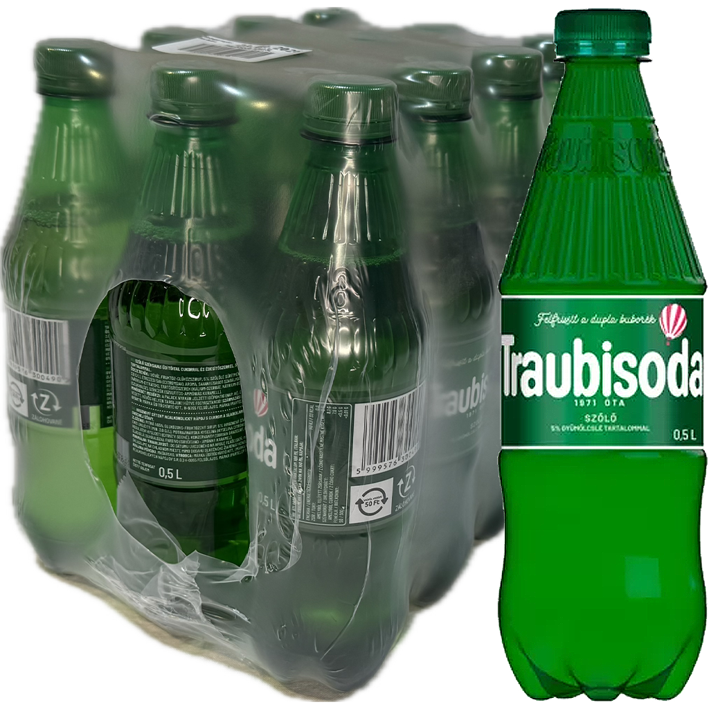 Traubisoda szőlő 0,5L  DRS
