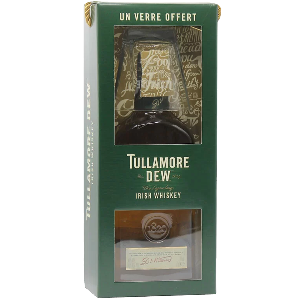 Tullamore Dew Whiskey 0,7l 40% + pohár   DRS (X)