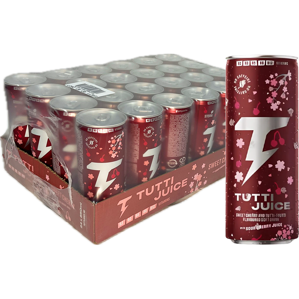 Tutti Juice Sweet Cherry 250ml  DRS Tutti Juice Sweet Cherry 250ml  DRS