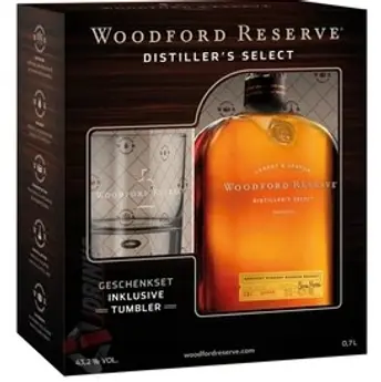Woodford Reserve Whiskey díszdobozban + pohár 0,7l 1/1