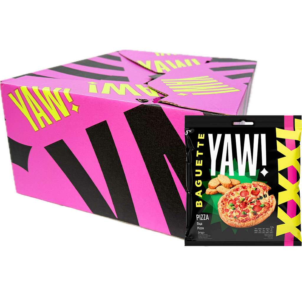 Yaw Baguette Pizza ízű snack 120g Yaw Baguette Pizza ízű snack 120g