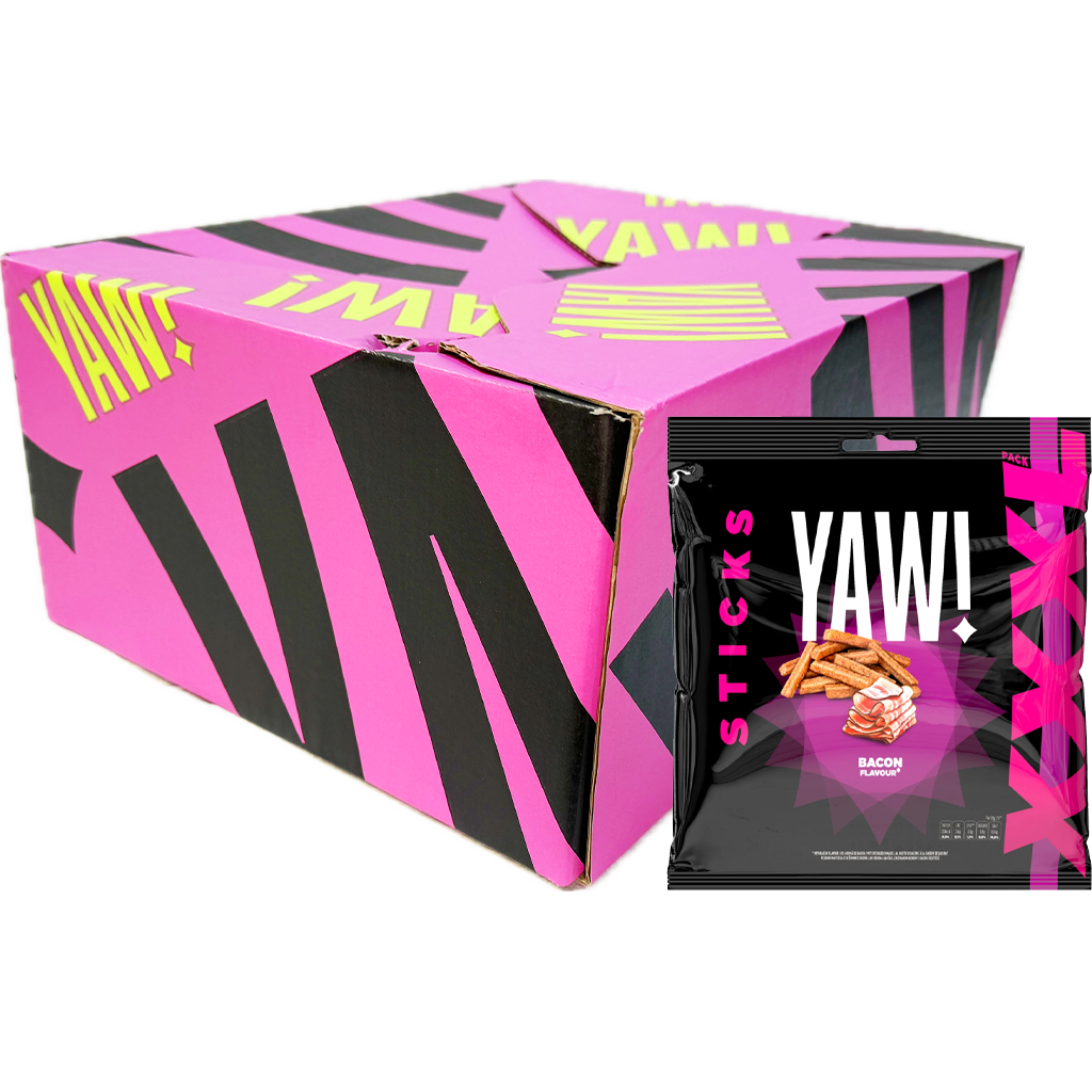 Yaw Sticks bacon ízű sós snack 120g Yaw Sticks bacon ízű sós snack 120g