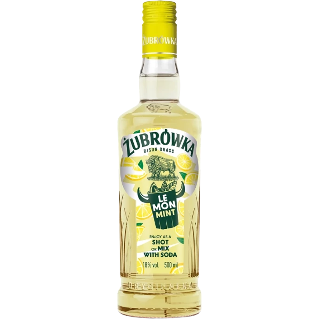 Zubrowka Likőr Lemon-Mint 0,5l 18% DRS Zubrowka Likőr Lemon-Mint 0,5l 18% DRS